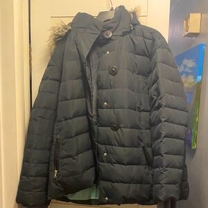 Free Country Black Fur-Trimmed Jacket